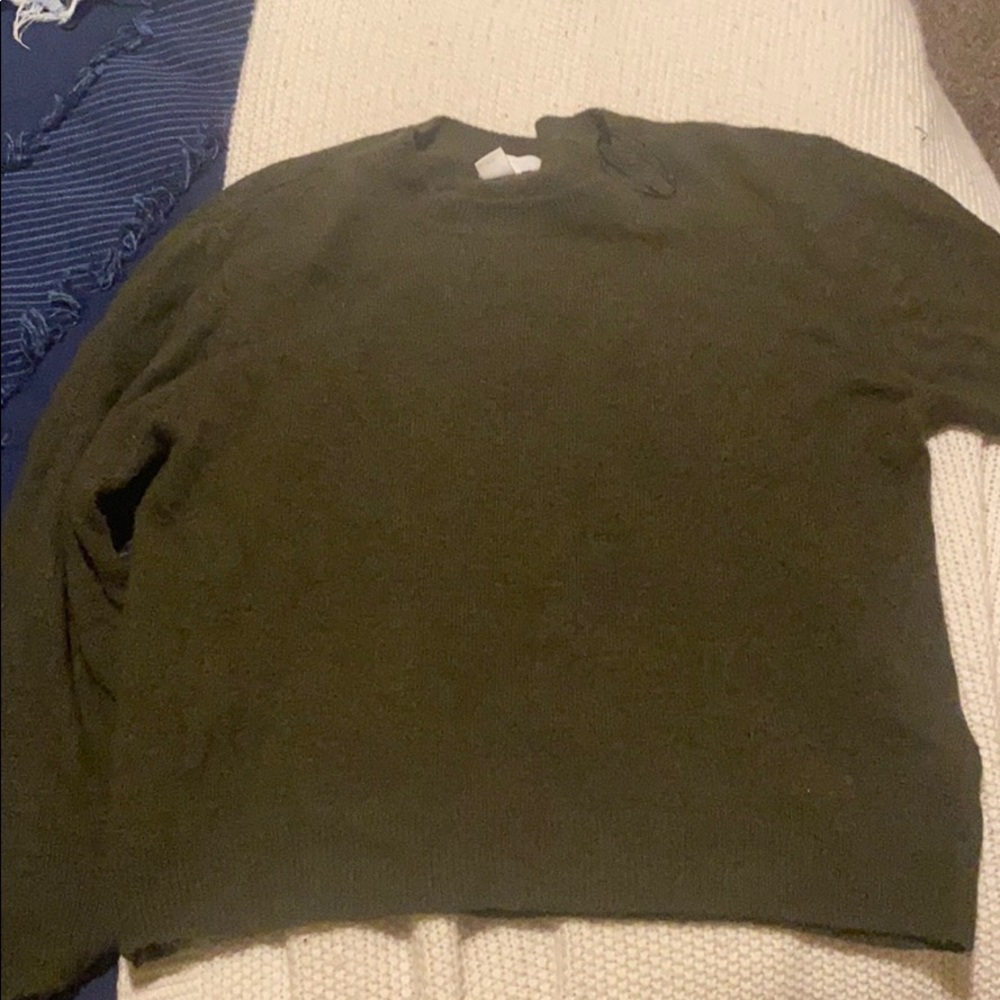 Green sweater